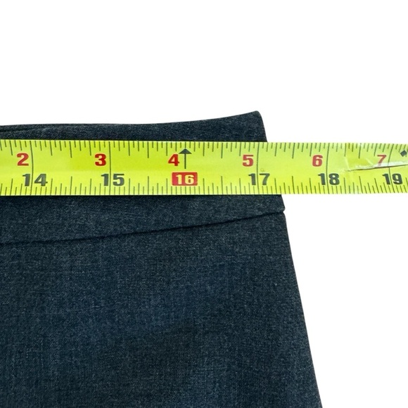 Trina Turk Charcoal Gray Pencil Skirt Straight Rhinestones Embellished Size 10 - Picture 4 of 7